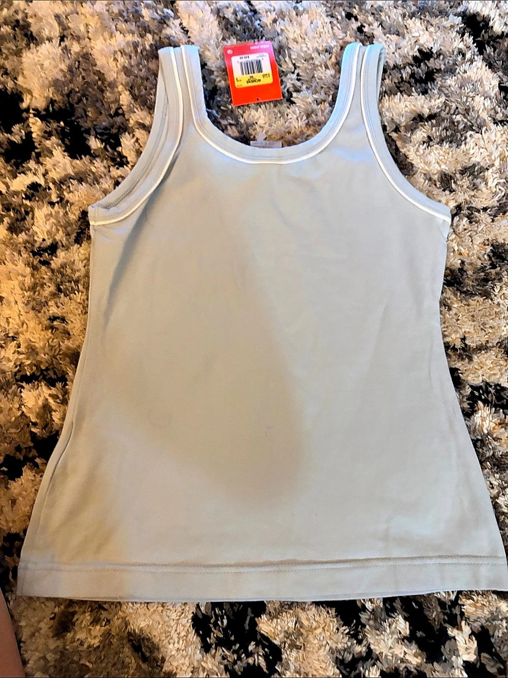 Nike Women's Cotton Tank Top Blue Small NWT